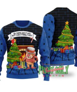 Santa Claus Heat Miser Funny Christmas Sweater