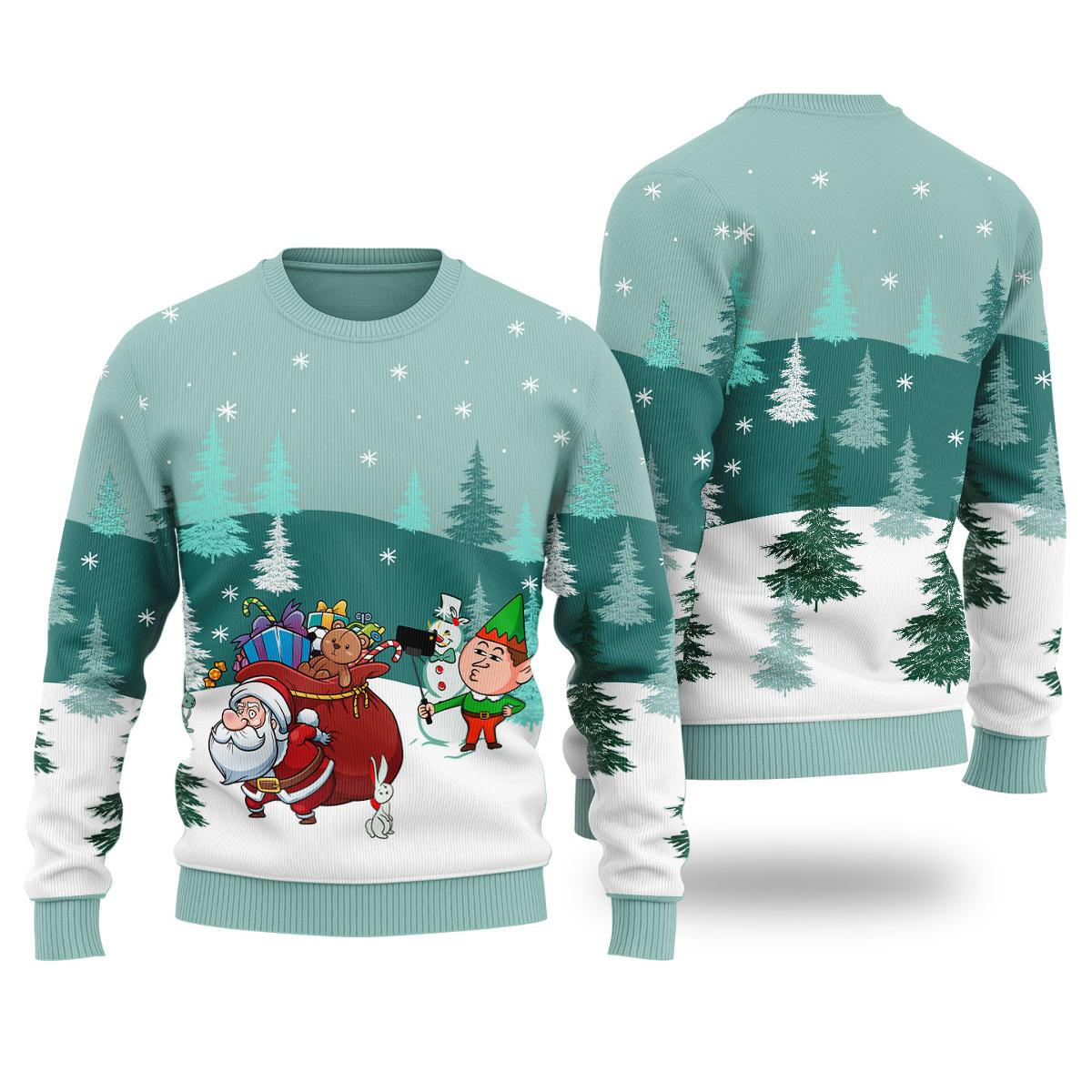  merry Christmas Custom Cat Christmas Sweater