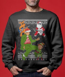 Santa Elvis Christmas Sweater