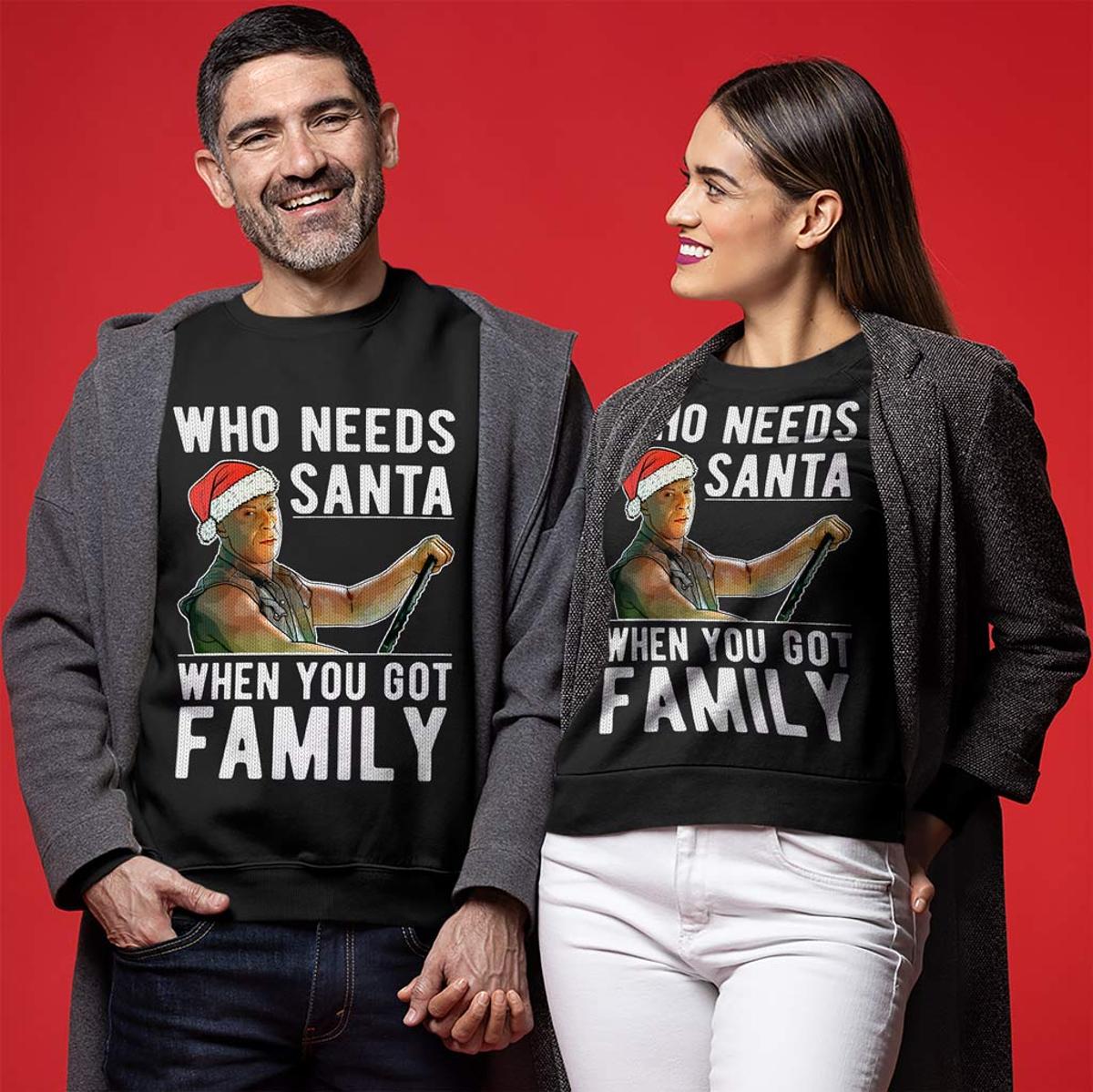 Santa Fast And Furious Vin Diesel Funny Christmas Sweaters