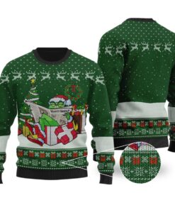 Santa Grinch Ugly Sweaters