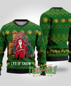 Santa Let It Snow Games Of Thrones Ugly Sweater