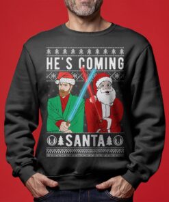 Santa Obi-wan Kenobi Funny Christmas Sweaters