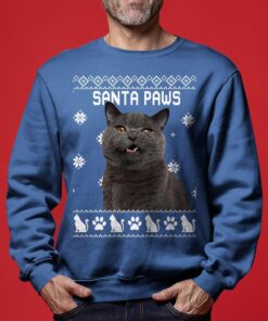 Santa Paws Custom Cat Christmas Sweater