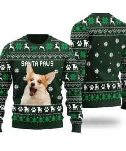 Santa Paws Custom Dog Christmas Sweater