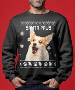 Santa Paws Personalized Dog Ugly Sweater