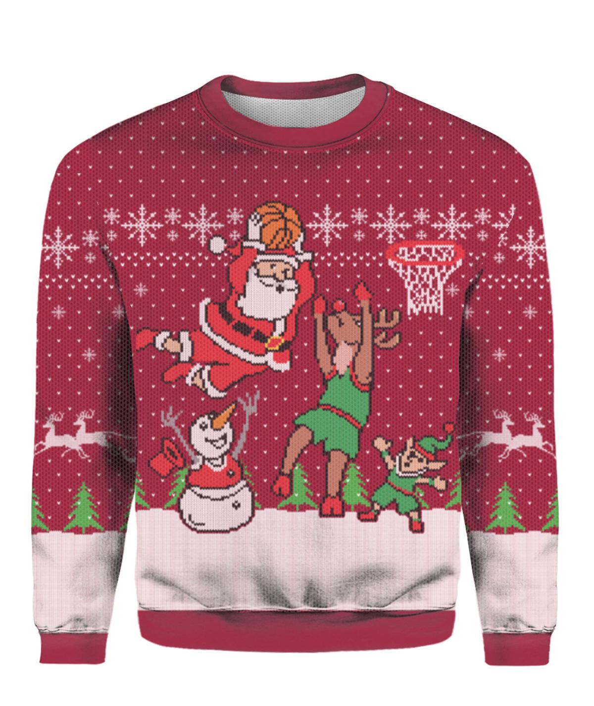 Santa Brings Me A Banjo Christmas Sweater