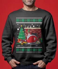 Santa Rip Pants Funny Christmas Sweaters