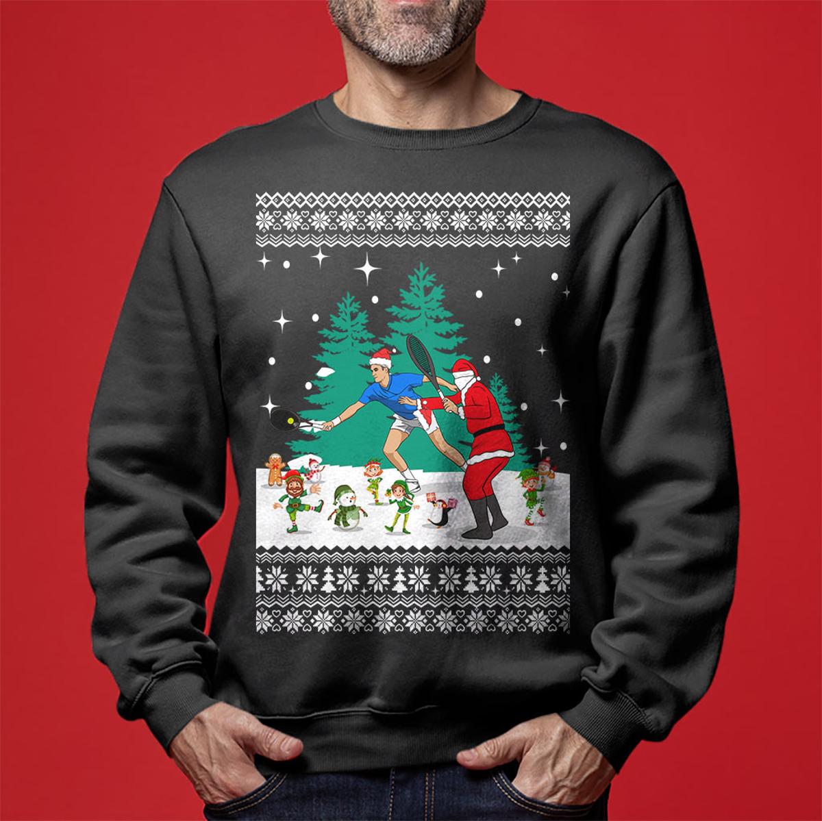 Roger Federer Ugly Christmas Sweater