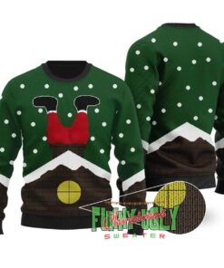 Santa’s Stuck Down The Chimney Tonight Christmas Sweater