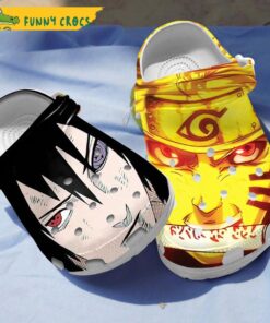 Sasuke And Naruto Crocs Slippers