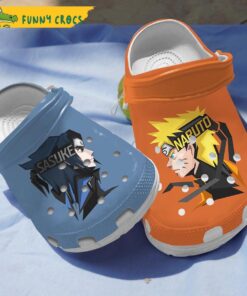 Sasuke X Naruto Crocs Clog Shoes