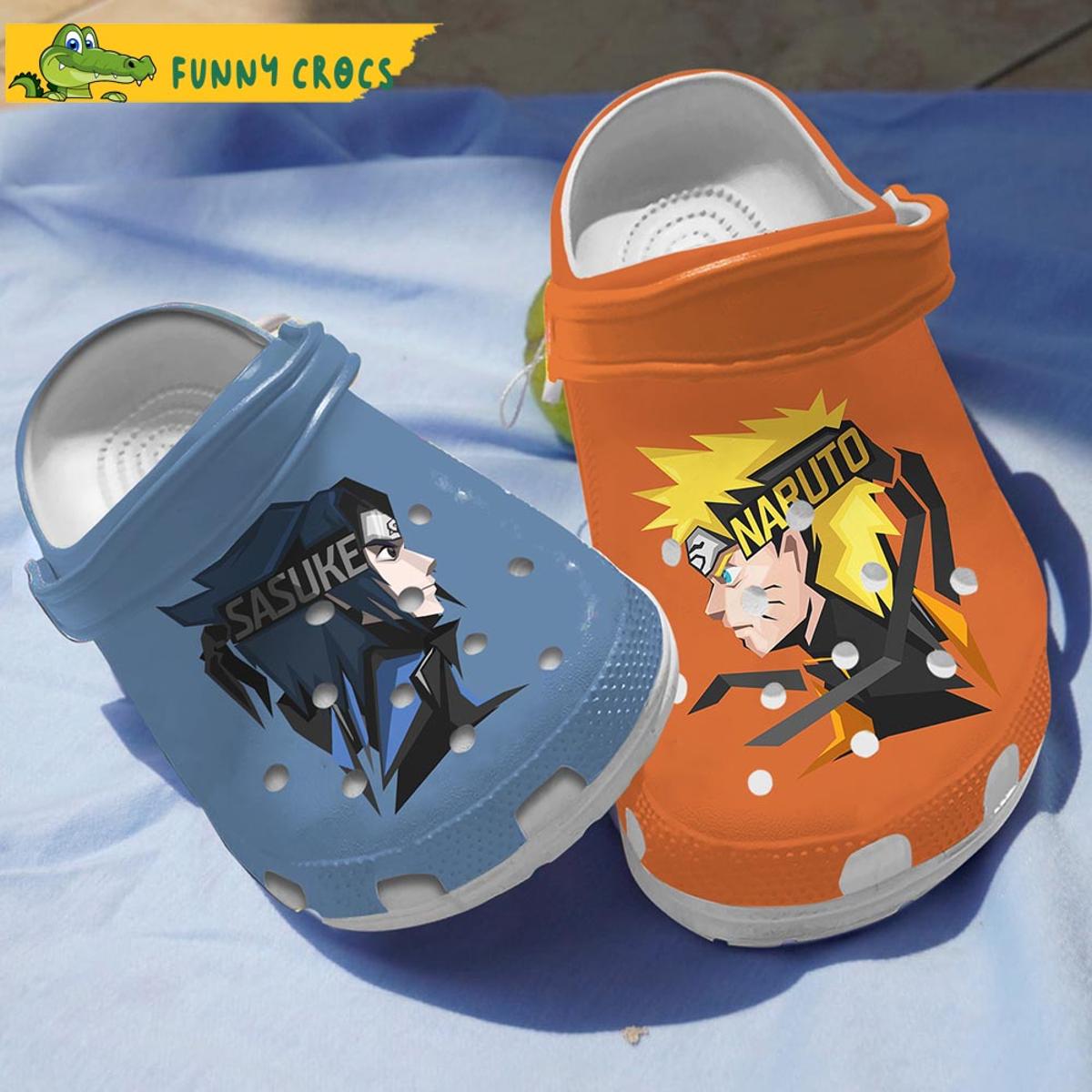 Sasuke X Itachi Naruto Crocs Shoes