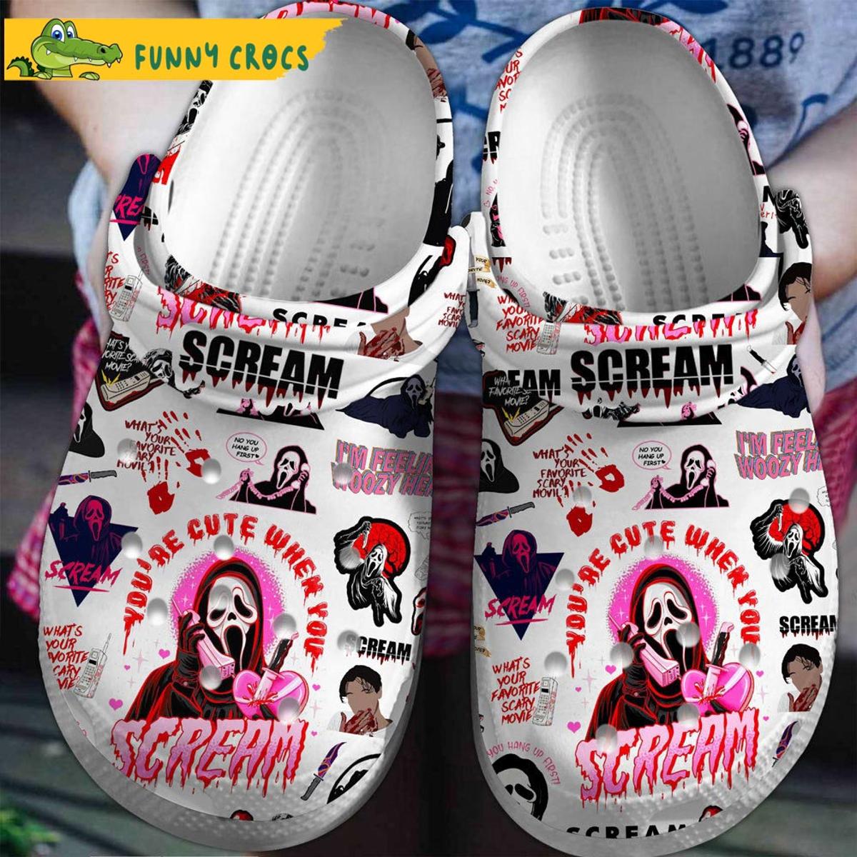 Scream Season Movie Crocs Clogs