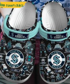 Seattle Kraken Nhl Crocs Shoes