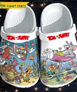 Seawater Tom And Jerry Crocs Sandals