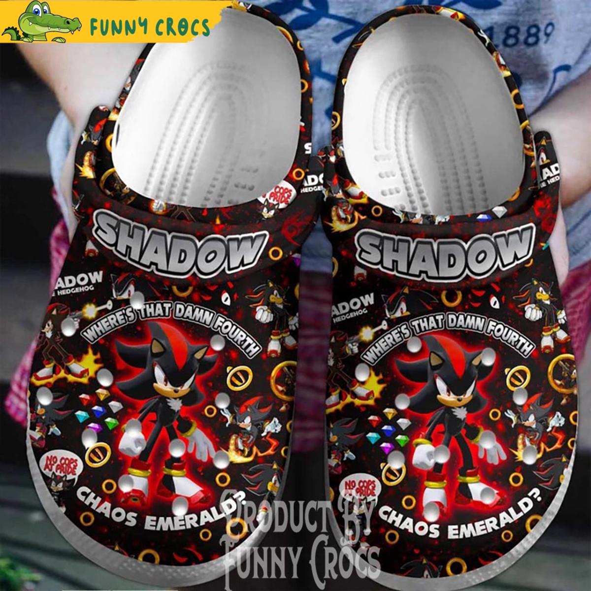 Go Fast Sonic Crocs Clog Shoes