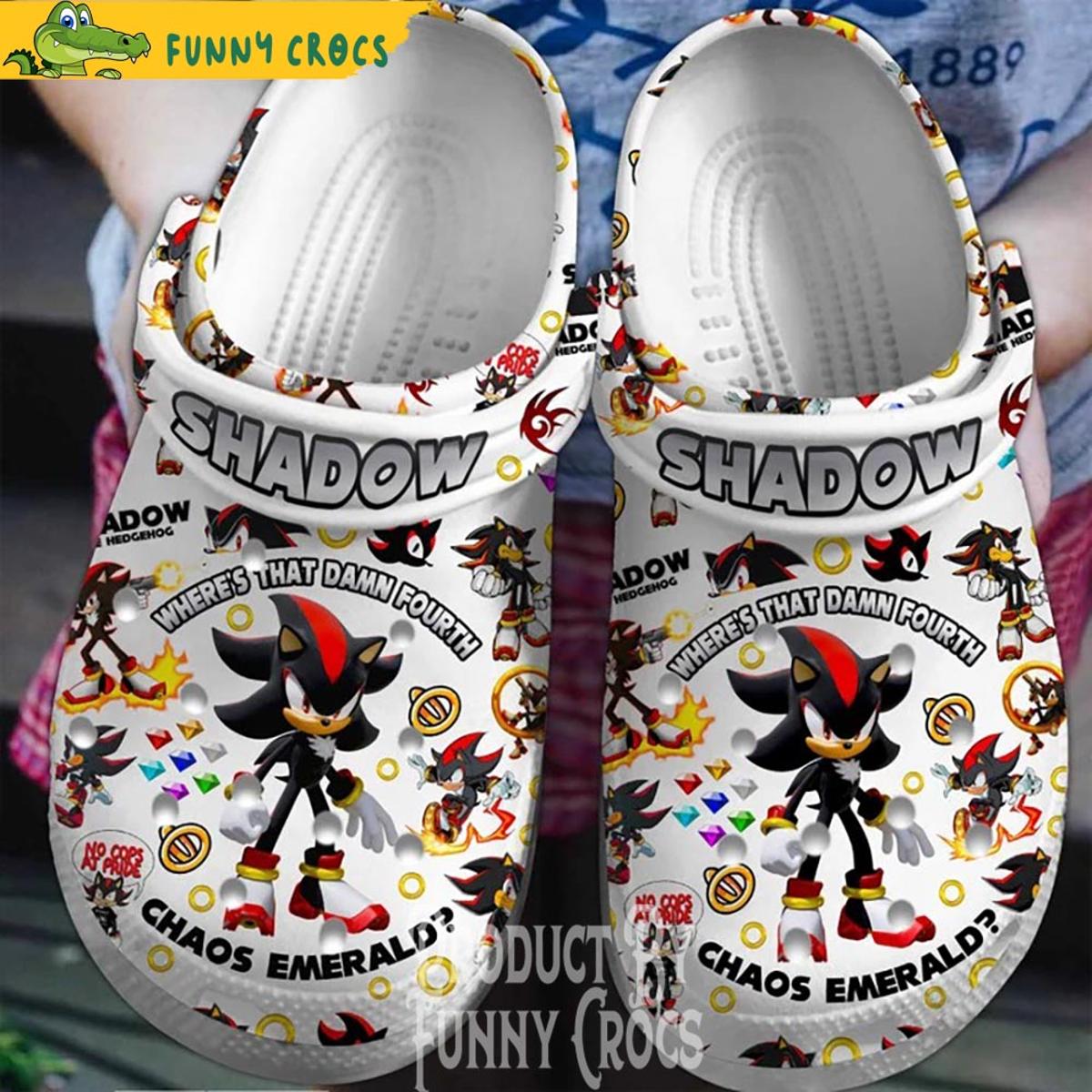 Go Fast Sonic Crocs Clog Shoes