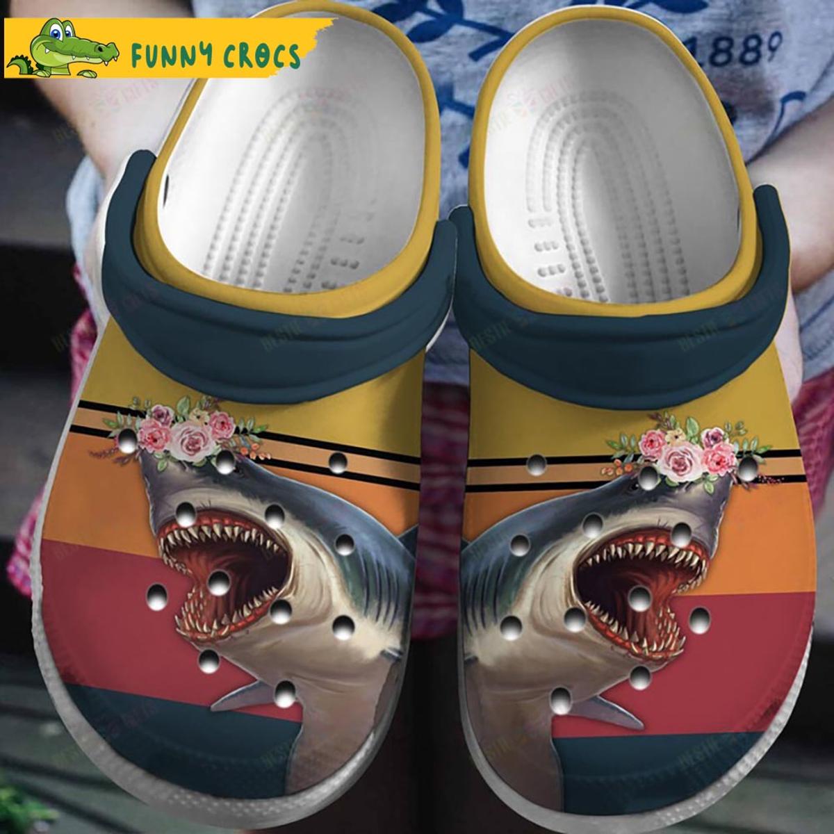 Shark Crocs For Adults