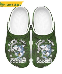 Shark Doo Doo Doo 420 Crocs Sandals