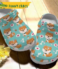 Funny Smiling Shiba Inu Dog Gifts Crocs Clog