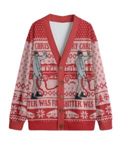 Shitter Was Fully National Lampoon’s Christmas Vacation Cardigan Sweater