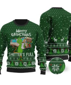 Shitters Full Grinch Ugly Sweaters