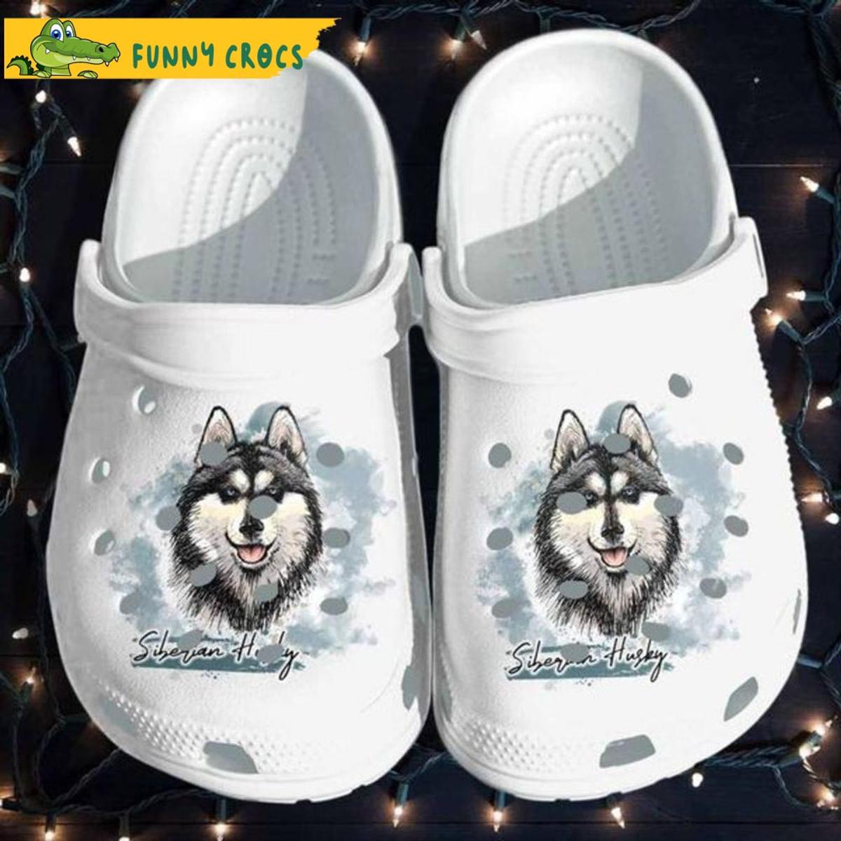 Siberian Husky Puppy Crocs Clog