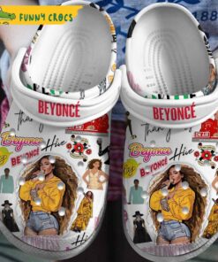 Singer Beyonce Music Crocs Clog Shoes