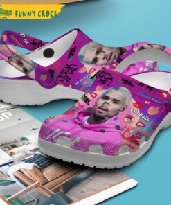 Singer Chris Brown Music Crocs Sandals