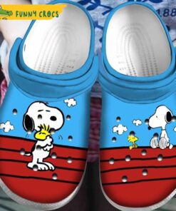 Sky Snoopy Crocs Shoes