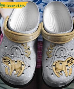 Peeking Sloth Crocs Slippers