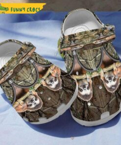 Mama And Baby In Jungle Sloth Crocs Clog