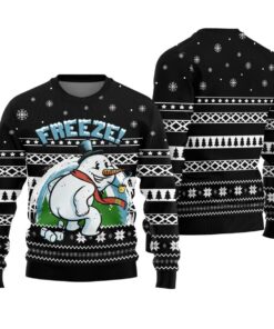 Snowman Dirty Christmas Sweater