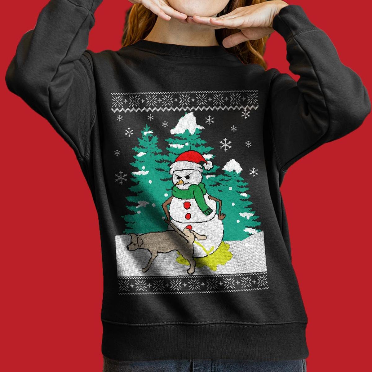 Funny Santa And Grinch Christmas Sweaters