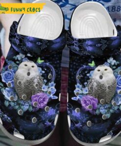 Snowy Owl Crocs Shoes