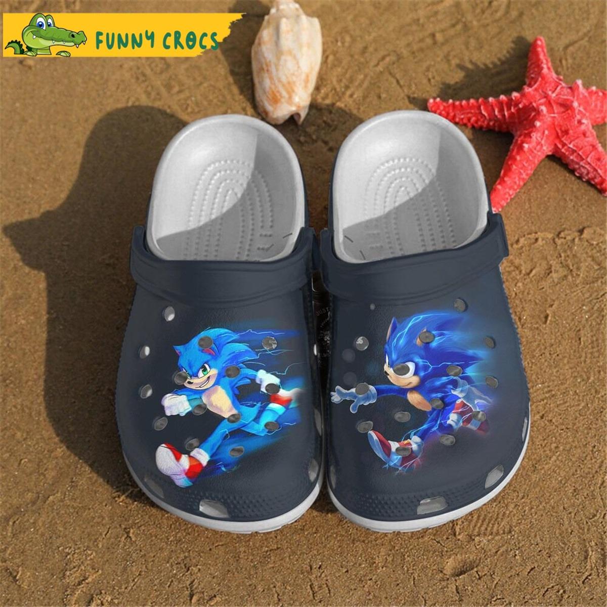 Sonic The Hedgehog Adults Crocs Clog Shoes