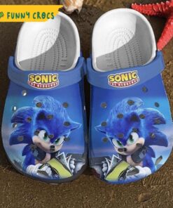 Sonic Hedgehog Crocs Shoes