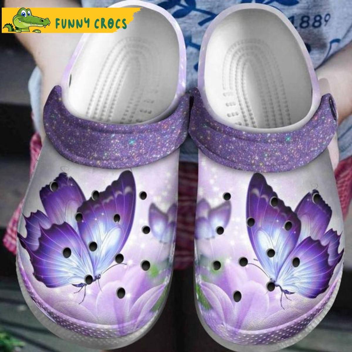Skull Lover Roses Butterfly Crocs Shoes