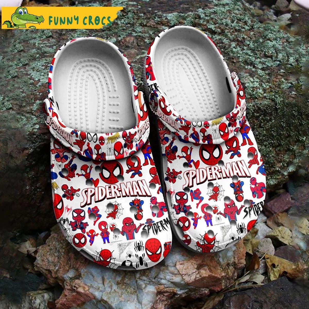 Personalized 3d Spider Man Crocs Clog Shoes