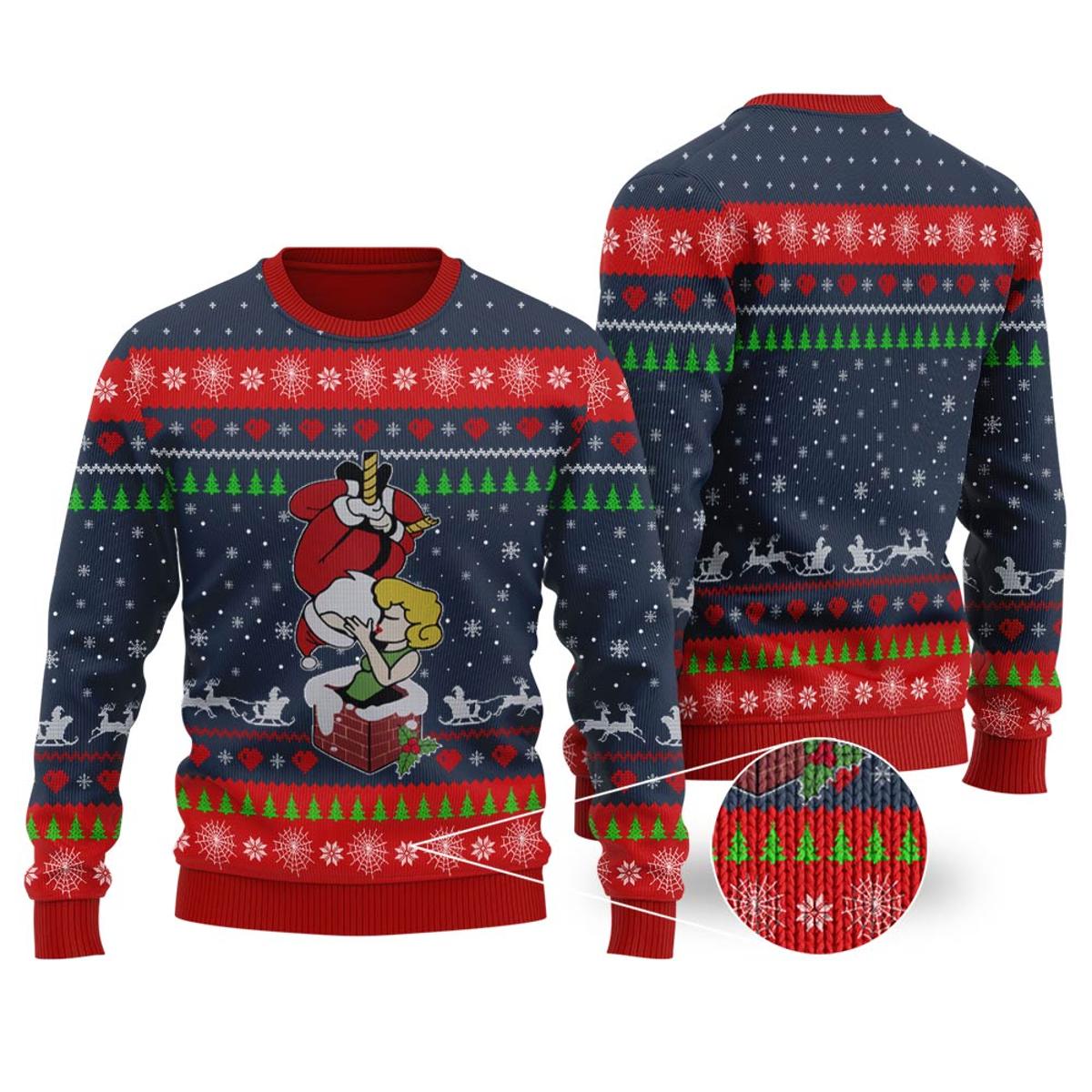 Spiderman Santa Funny Christmas Sweaters