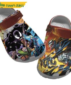 Venom Spiderman Crocs Clog Shoes