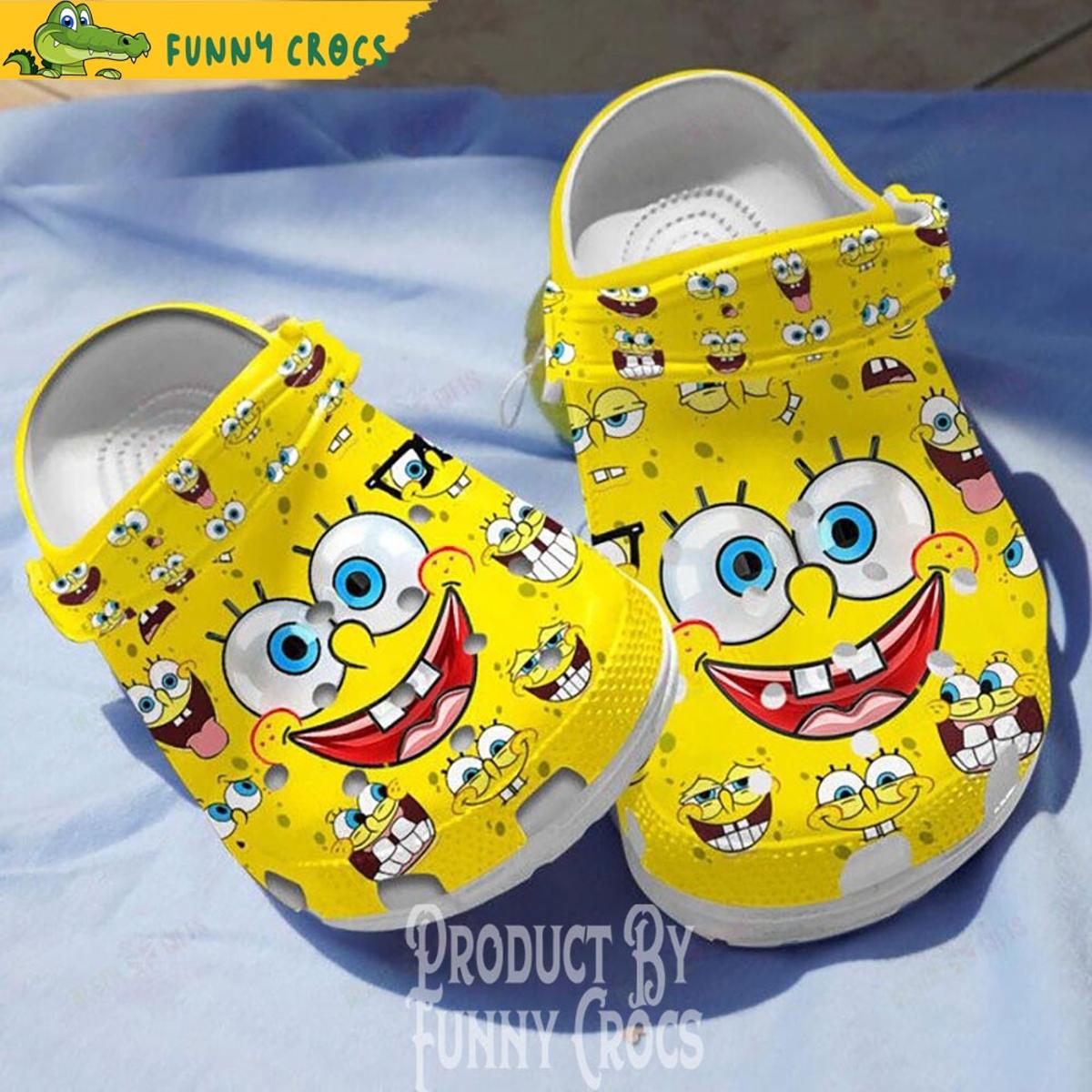 Spongebob Rainbow Crocs Slippers