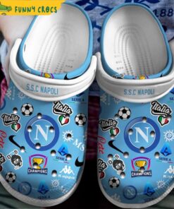 S.s.c Napoli Champions Soccer Crocs Clog Slippers