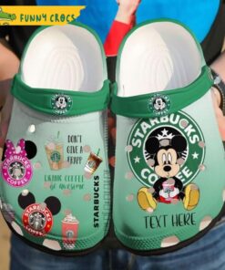 Starbucks Disney Mickey Mouse Crocs Sandals