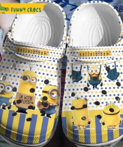 Funny Broken Wall Stuart Minion Crocs Slippers