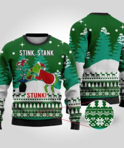 Stink Stank Stunk Grinch Christmas Sweater