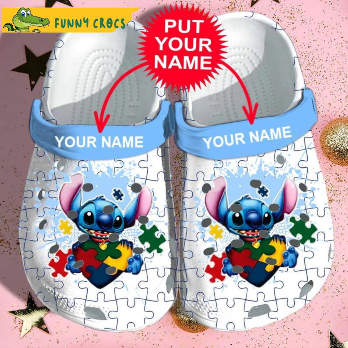 Amazing Cute Stitch Pink Crocs Shoes