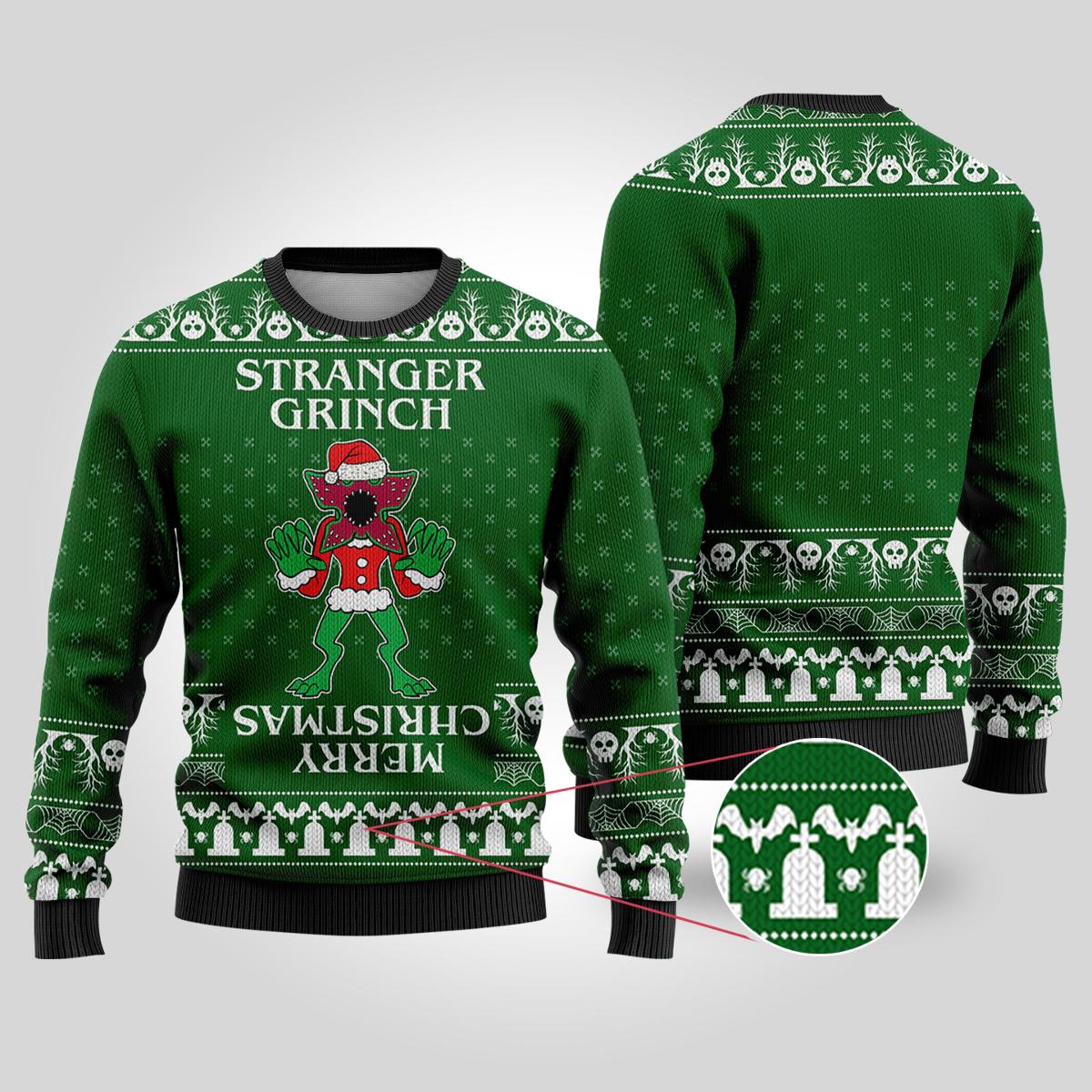 Santa Hates You Grinch Sweater