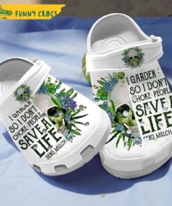 Succulent Skull Gifts Crocs Clog Slippers